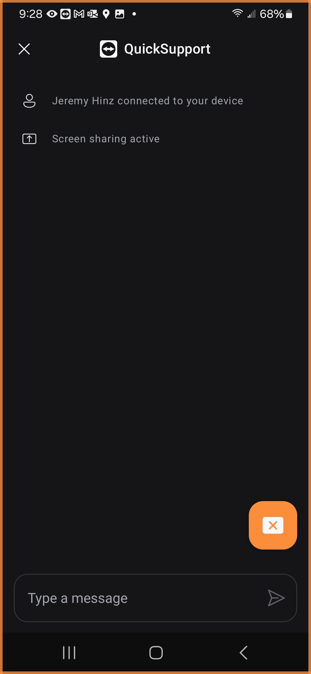 Successful connection